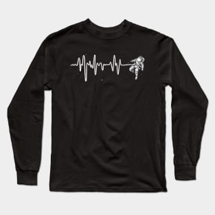 Space Heartbeat Long Sleeve T-Shirt